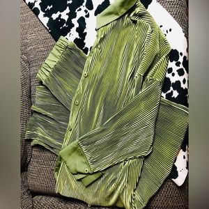 Over sized pants and blouses set